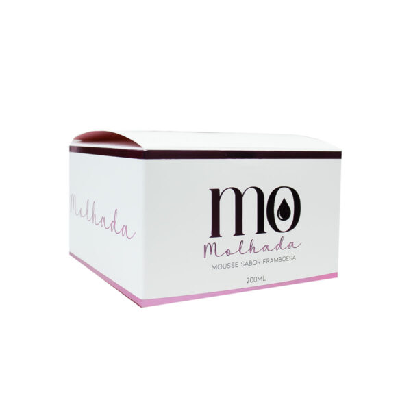 PB546-Framboesa_2 Mousse Hidratante para a Região Íntima e Corporal Linha MO Molhada 200ml Pepper Blend