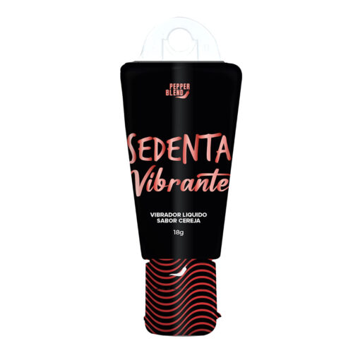 PB562-Cereja_1 Sedenta Vibrante Vibrador LĂquido ComestĂvel 18g Pepper Blend