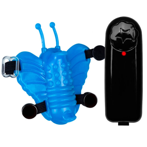 PBE106M-Azul_1 Micro Butterfly Massageador e Estimulador de Clitóris com Vibro Pau Brasil