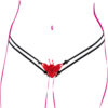 PBE106M-Vermelho_2 Micro Butterfly Massageador e Estimulador de Clitóris com Vibro Pau Brasil