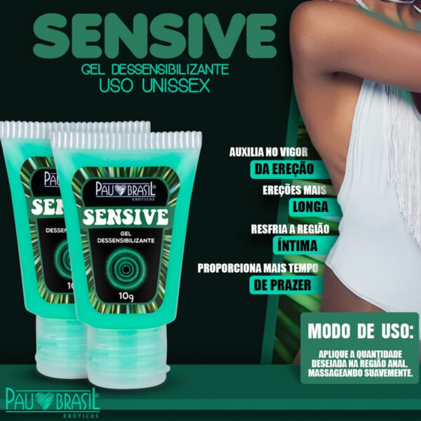 Sensive Gel Dessensibilizante Anal 10g Dio Santo Pau Brasil