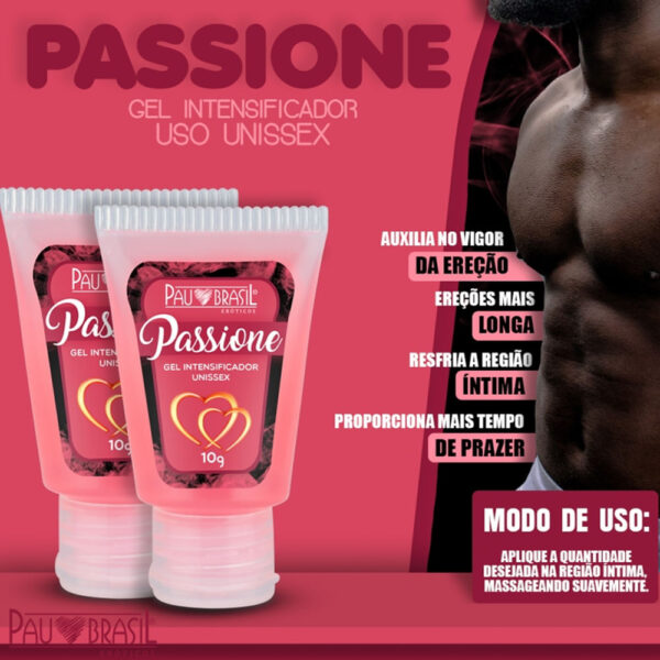 PBE1102_2 Passione Gel Estimulador 10g Dio Santo Dio Santo Pau Brasil