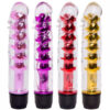 Vibrador Multivelocidade com Capa Lisa Transparente - Miss Collection