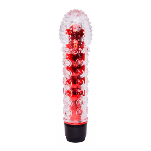 PE011D-Vermelho_1 Fell Me Vibrador Multivelocidade com Capa Texturizada Massageadora Vip Mix