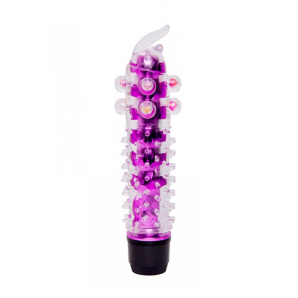 PE011E-Roxo_1 Youvibe Fell Me Vibrador Multivelocidade com Capa Texturizada e Pérolas Vip Mix