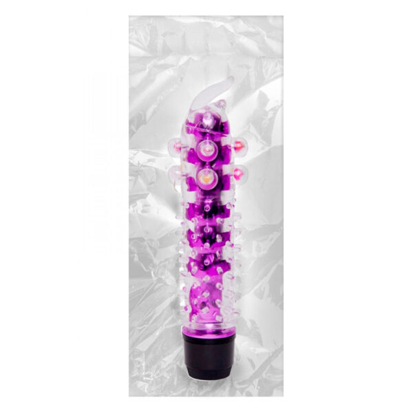 PE011E-Roxo_2 Youvibe Fell Me Vibrador Multivelocidade com Capa Texturizada e Pérolas Vip Mix
