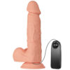 PE013C-Bege_5 Beautiful Bahamut Prótese Realística com Vibrador Multivelocidades Interno 21,8 x 4,3 cm Vip Mix