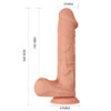 PE013E-Bege_10 Beautiful Bergrisi PrĂłtese Realistica com Vibrador Multivelocidade Interno 26 x 4,8 cm Vip Mix