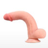 PE085-Bege_2 Lovetoy Sliding-Skin Dong Prótese Realística com Ventosa 18cm Vip Mix