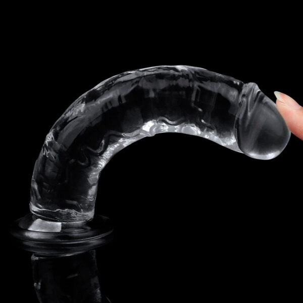 Lovetoy Flawless Clear Prótese Peniana em Jelly 18cm Vip Mix