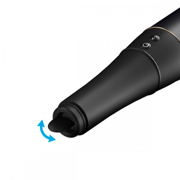 PE122-Preto_3 Basebal Bat Vibrador com Aparência Realística com 10 Modos Vai e Vem e Vibração Vip Mix
