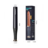 PE122-Preto_4 Basebal Bat Vibrador com Aparência Realística com 10 Modos Vai e Vem e Vibração Vip Mix