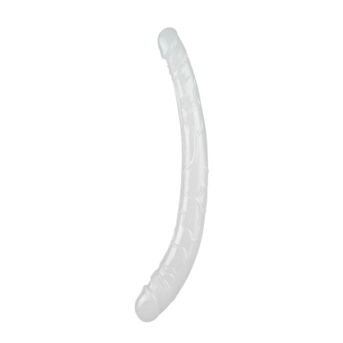 PE130-Transparente_1 Lovetoy Lumino Play Dildo Pênis Duplo Fosforescente 37X3,8cm Vip Mix