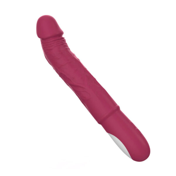 PE294-Vinho_3 Eddie Vibrador Ponto G com 8 Modos de Vibração 8 Modos de Vai e Vem e Aquecimento Vip Mix