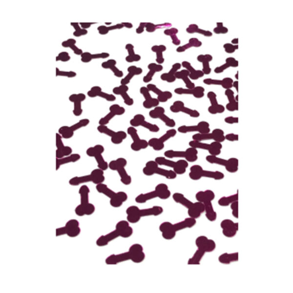 PF170088PK-Pink_1 Confete Metalizado Despedida de Solteiro 3cm 15g PTD Festas