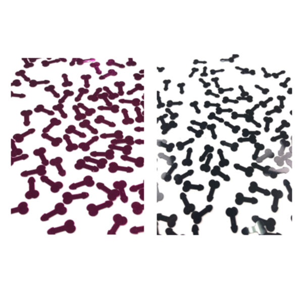 PF170088PK-Pink_2 Confete Metalizado Despedida de Solteiro 3cm 15g PTD Festas