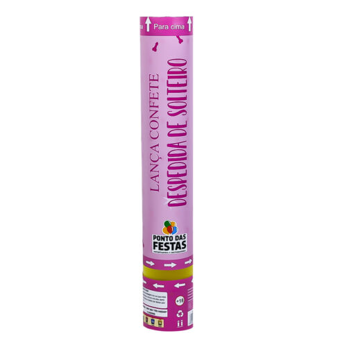 PF50011PK-Pink_1 Lança Confete com Confetes em Formato de Pênis Despedida de Solteiro Ponto das Festas