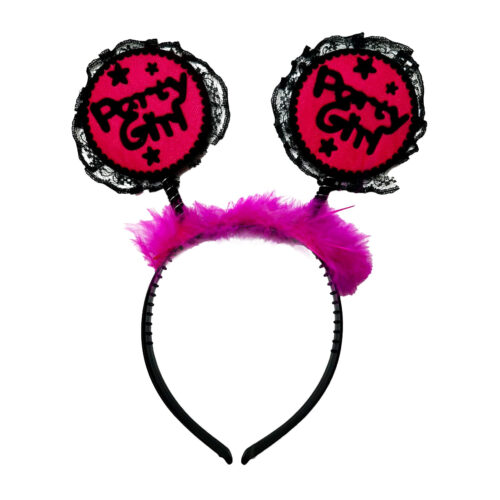 Tiara Party Girl Renda PTD Festas