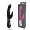 PG015R-PRETO-EMB-1000x1000-1 Vibrador Feminino Ponto G com Plug Lateral com 8 Funções Miss Collection