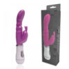 PG015R-ROXO-EMB-1000x1000-1 Vibrador Feminino Ponto G com Plug Lateral com 8 Funções Miss Collection