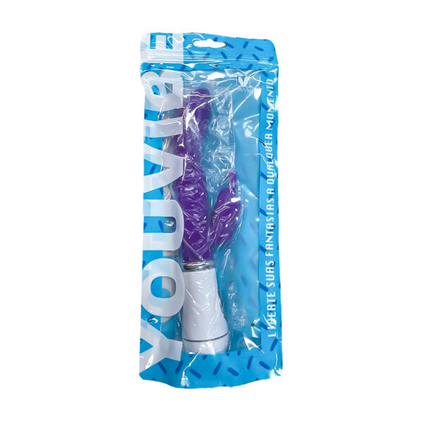 PG015_1 Vibrador Feminino com Plug Lateral Thumper Ponto G com 8 Funções Vip Mix