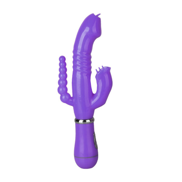 PG016-Roxo_1 Youvibe Vibrador de Ponto G e Clitóris com 12 Modos de Vibração Vip Mix