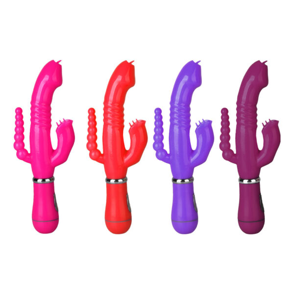 PG016R-Magenta_3 YouVibe Vibrador de Ponto G e Clitóris com 12 Modos de Vibração VipMix