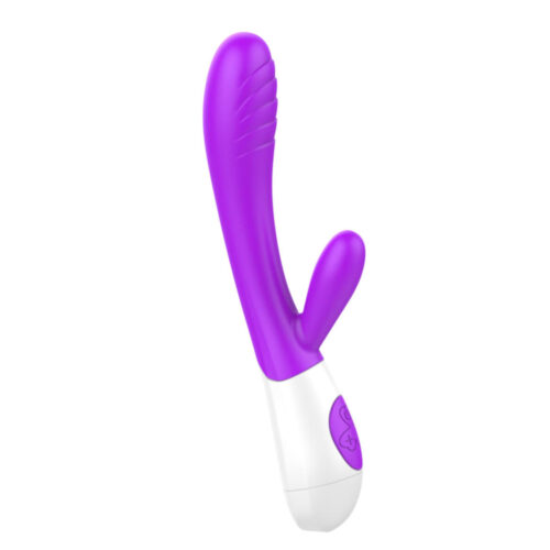 PG093-Roxo_1 Vibrador com Estimulador Clitoriano Vip Mix