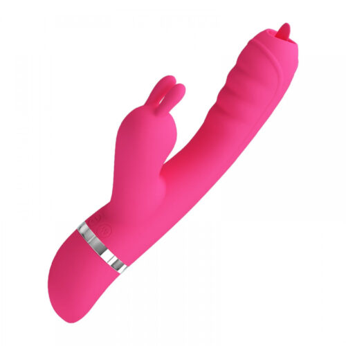 PG101-Pink_1 Pretty Love Phoenix Vibrador Estimulador de Clitóris com 4 Sucções e 7 Modos de Vibração Vip Mix