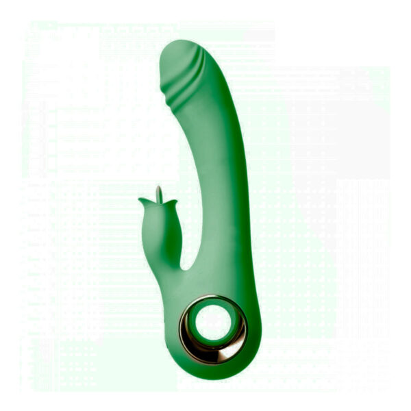 Vibrador Ponto G com Estimulador de Clitóris Língua com 10 Modos de Vibração e Aquecimento Vip Mix
