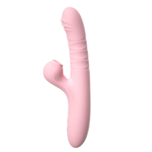 PG147-Rosa_1 Lilo Vibrador Ponto G e Clitóris com 10 Modos de Vibração e Vai e Vem VipMix