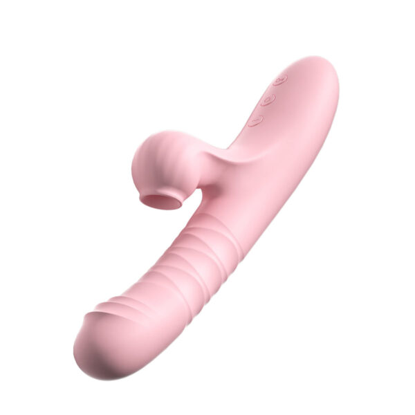 PG147-Rosa_3 Lilo Vibrador Ponto G e Clitóris com 10 Modos de Vibração e Vai e Vem VipMix