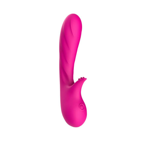 PG152-Pink_1 Vibrador Ponto G com Textura leve e 9 Modos de Vibração Vip Mix