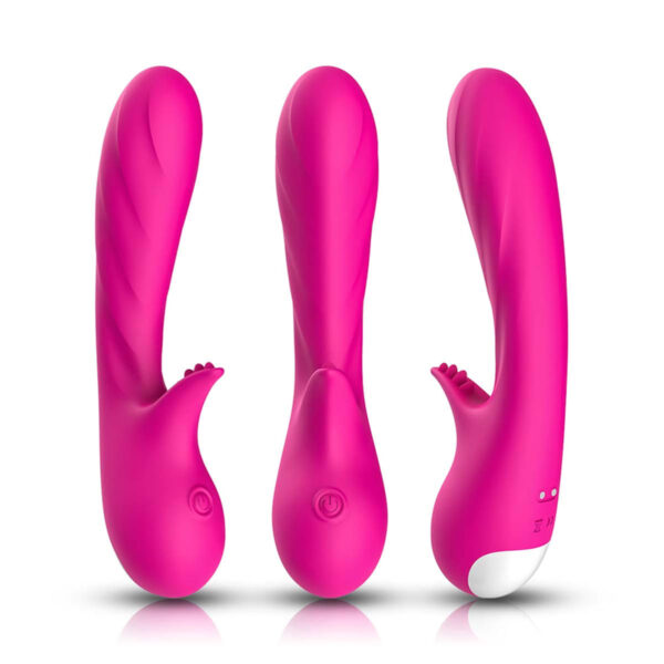 Vibrador Ponto G com Textura leve e 9 Modos de Vibração Vip Mix