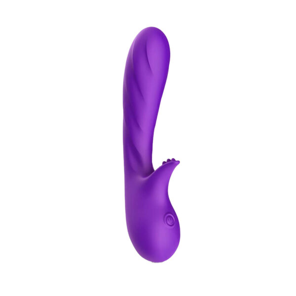 Vibrador Ponto G com Textura leve e 9 Modos de Vibração Vip Mix