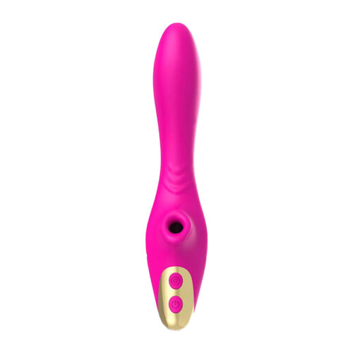 PG155-Pink_1 Vibrador Ponto G e Clitóris com 10 Modos de Vibração e Pulsação Vip Mix
