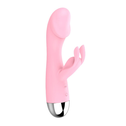 PG172-Rosa_1 Vibrador Rabbit Ponto G com 30 Modos de Vibração Vip Mix