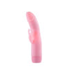 Vibrador Ponto G Multivelocidades com Estimulador Clitoriano Formato Coelho Vip Mix