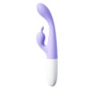 PG186C-Lilas_1 Vibrador para Ponto G com Estimulador Clitoriano em Formato de Coelhinho 10 Modos Vibração Vip Mix