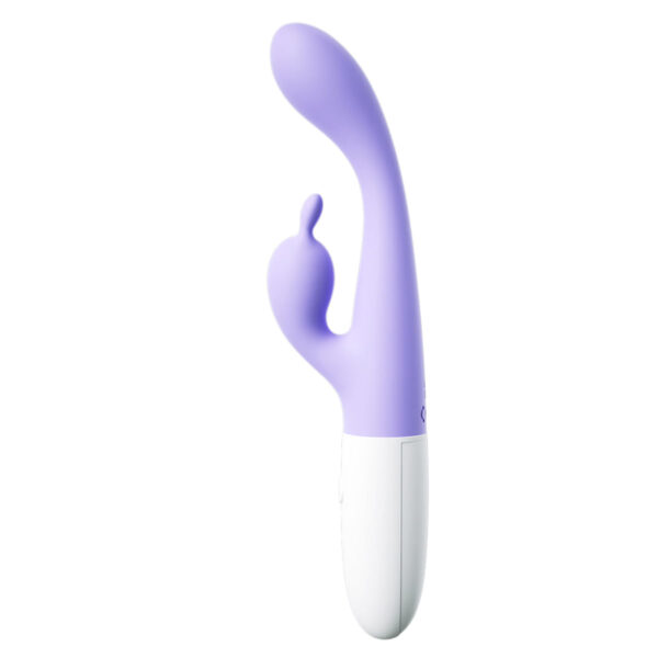 PG186C-Lilas_1 Vibrador para Ponto G com Estimulador Clitoriano em Formato de Coelhinho 10 Modos Vibração Vip Mix