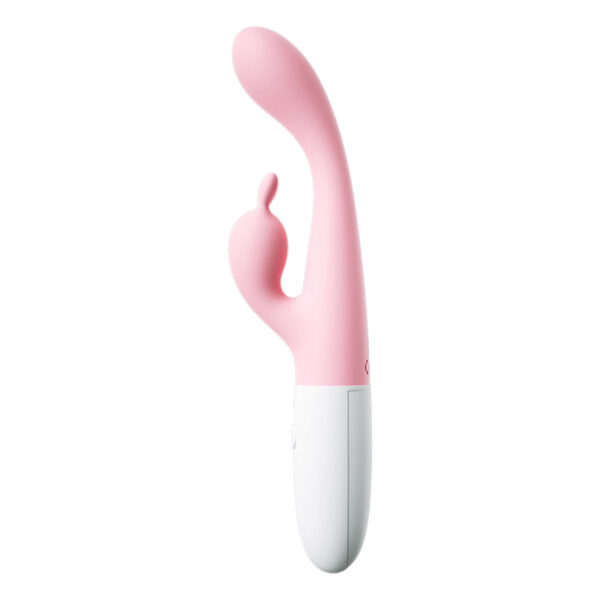 PG186C-Rosa-Claro_1 Vibrador para Ponto G com Estimulador Clitoriano em Formato de Coelhinho 10 Modos Vibração Vip Mix