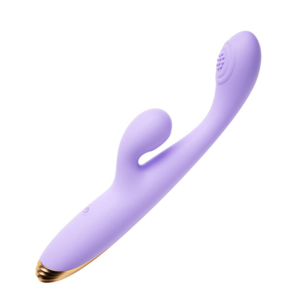 Vibrador para Ponto G com Cerdas Estimulantes e Estimulador Clitoriano LILO Vip Mix