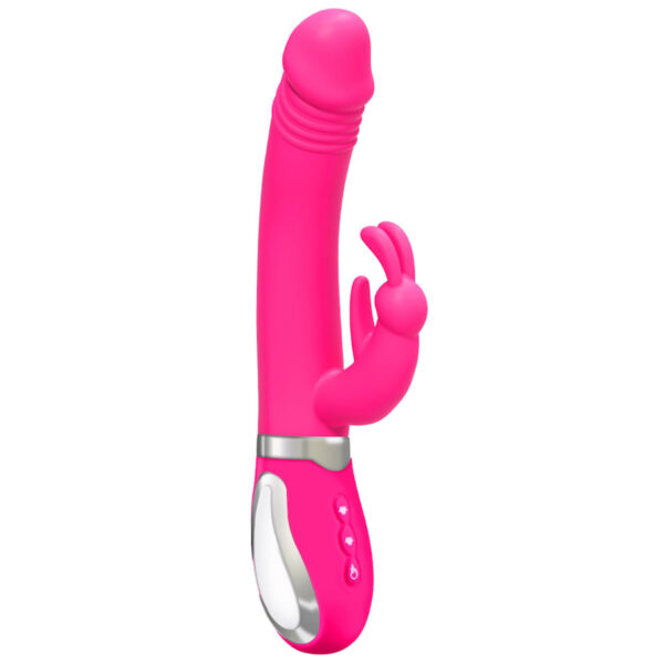 Vibrador Rabbit Ponto G Recarregável com 36 Modos de Vibração e com Aquecimento Vip Mix