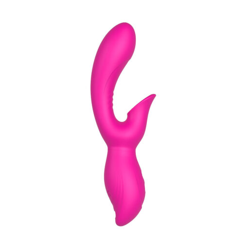 PG198-Pink_1 Vibrador Ponto G e Estimulador Clitoriano com 10 Modos de Vibração e 3 Modos de Pulsação Vip Mix