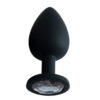 Plug Anal em Silicone com Pedra Médio Vip Mix