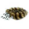 PL018G_3 Plug Anal em Metal com Cauda P, M e G