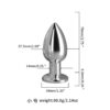 Plug Anal com Controle Remoto e Vibro Vip Mix