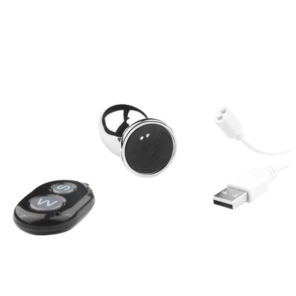 Plug Anal com Controle Remoto e Vibro Vip Mix
