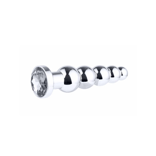 Plug Anal com Esferas Massageadoras de Aumento Gradual Vip Mix