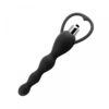 PL069-Preto_1 Plug Anal Feito em Silicone Cirurgico com Vibração Vip Mix
